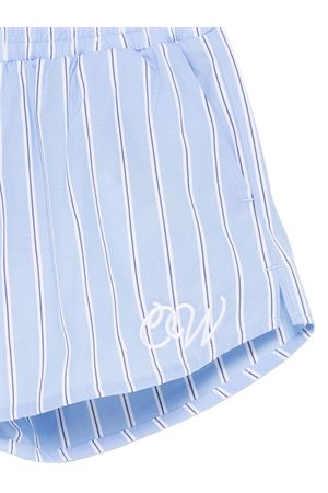 pantaloncini a righe con elastico in vita OFF WHITE KIDS | OGCB009S26FAB001430